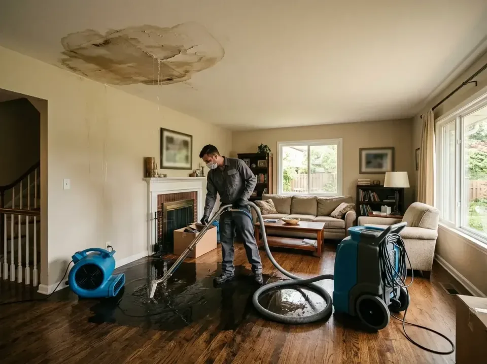attic-pipe-burst-ceiling-drip-008 — frequently asked questions, Water Damage Restoration & Carpet Care in Mecca, CA